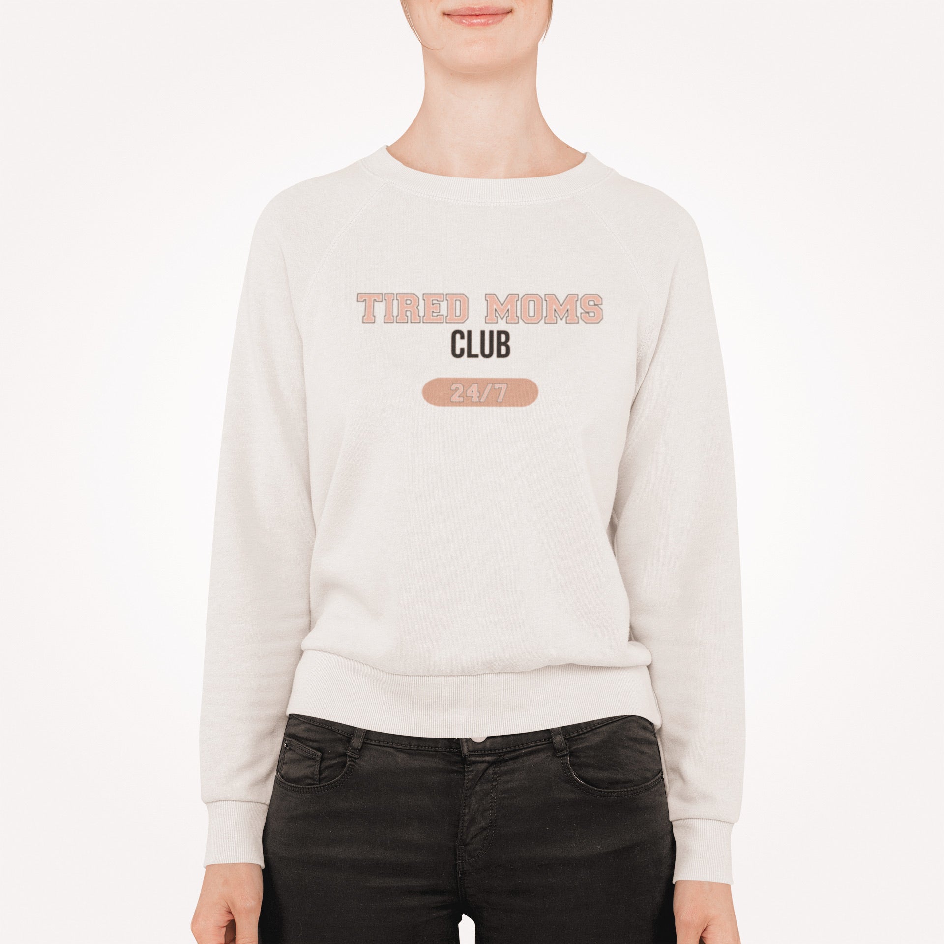 TIRED MOMS CLUB SWEATER