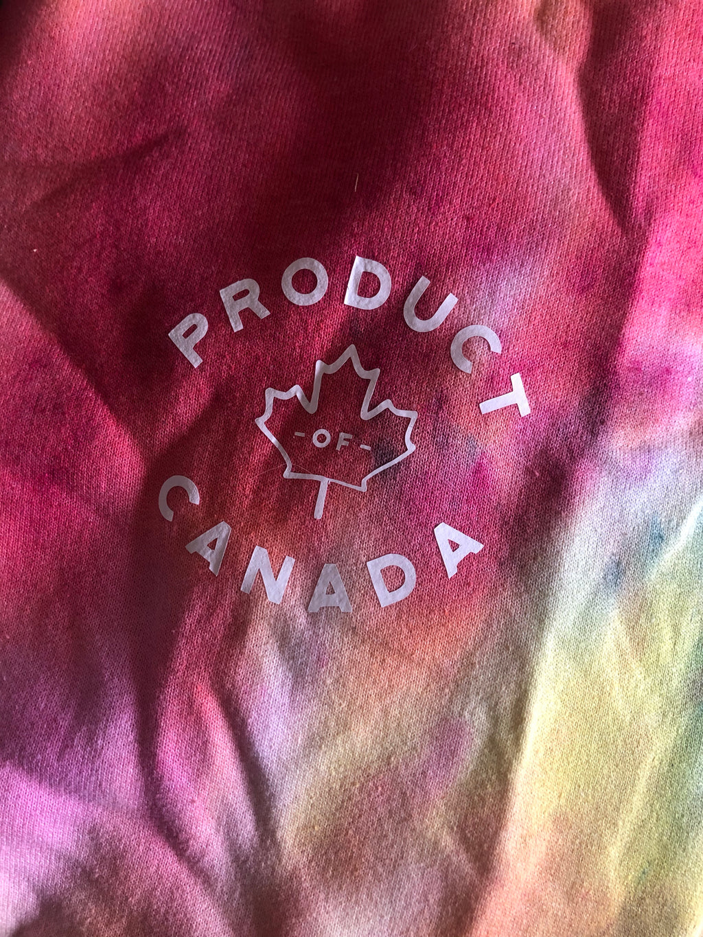 Product of Canada Crest Tie Dye